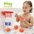Bath Toys - Bathtub Basketball Hoop for Kids, Mold Free with 3 Balls, Strong Suction Cup for Toddlers