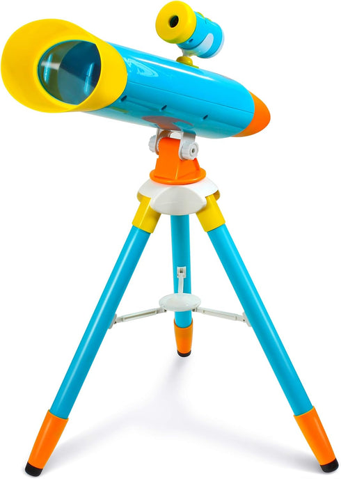 Projector Telescope for Kids - Children's Telescopes with 24 Space Images & Educational Insights Book