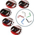 50 Pieces 90-Degree Angle Body Clips, Bent Springy Pins & RC Car Clip Pin Steel Wires for 1/8 1/10 1/12 Scale RC Cars