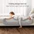 Size,Queen,King,Twin(Grey,43"x23.6") UPGOGO Folding Bed Rail for Toddlers,Baby Bed Rail Guard with Reinforced Anchor
