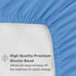 Everyday Kids 2 Pack Fitted Boys Crib Sheet, 100% Soft Breathable Sheet, Fits Standard Size Crib Mattress, Train/Light