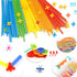Straw Constructor Toys STEM Building Toys, 600Pcs Interlocking Plastic Engineering Toys for Kids Ages 3-8