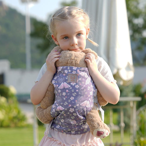 GAGAKU Baby Doll Carrier for Little Girls Kids, Reborn Doll Accessories, Toy Baby Dolls Sling for Toddlers - Blue