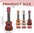 15 10 Inch Pcs Kids Toy Guitar Mini Classical Ukulele Guitar Toy Beginner Rhyme Developmental Musical Instrument