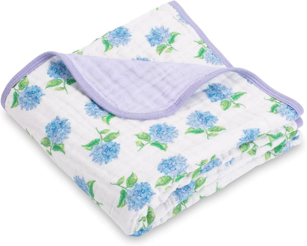 LollyBanks Muslin Baby Blanket 100% Organic Cotton, Muslin Quilt Lightweight, Toddler Blanket
