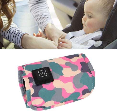 DOACT 3 Settings USB Bottle Warmer, Temp Portable Milk Heater for Travel with Hook Loop Design