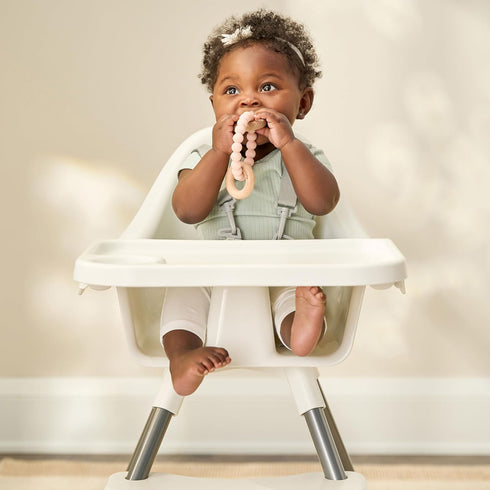 5-Point Regalo Baby Basics High Chair for Babies and Toddlers, Baby High Chair with Removable Oversized Tray & Cup
