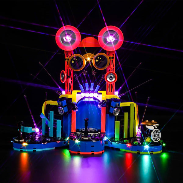 Upgraded LED Light Kit for Lego Heartlake City Music Talent Show Building Set, Compatible with Lego 42616
