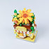 Jollcnoia Set Sunflowers Mini Flower Shop Building Toy Street City Store View Micro House Toys Festival Blocks for Home