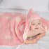 32 32 Inches, Ultra-Soft Muslin Baby Hooded Towel - x Ideal for Bath & Beach, Suitable for Both Boys & Girls from