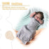 3-6 2-Pack 2 100% 0.5 3-6 Swaddle Newborn Age Months, Newborn Swaddle Sack with Way Zipper, Cotton Arms Up