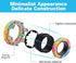 36Pcs Set Magnetic Rings Fidget Toys Spinner Prizes for Kids Classroom Party Favors,Finger Magnet Rings Endless Hours