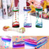 ABITOTIBA Pack 6 Liquid Motion Bubbler for Kids and Adults of Great Rainbow Series Liquid Bubbler Timer Sensory Fidget