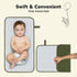 KeaBabies Portable Diaper Changing Pad and Waterproof Foldable Baby Changing Mat - Travel Diaper Change Mat