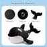 31.5Inch MorisMos Orca Stuffed Animal, Realistic Stuffed Orca Plush Toy, Soft Killer Whale Stuffed Animal Toy Sea