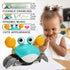 Pbooo Crawling Crab Baby Toy, Interactive Walking Dancing Moving Crab Toy (Infrared Sensing) 3-6 6-12 Months, Toddler Learning Tummy Time Crab, Infant Music Sensory Birthday Gifts-Green-1