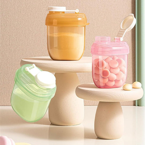 SHINLHUA Infant Milk Powder Storage Box Organiser and Leak Protectios for Home Daily or Travel Portable Storage Case
