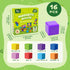 1.65 Inch 3D 8 1-3 (16PCS) Pairez Toys Magnetic Blocks, Large Magnetic Building Blocks for Toddlers, Magnet Cubes