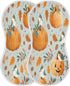 YETTASBIN Autumn Harvest Pumpkin Muslin Baby Burp Cloth, Super Soft Absorbent Cotton Burp Rag Baby Bibs Feeding Cloth