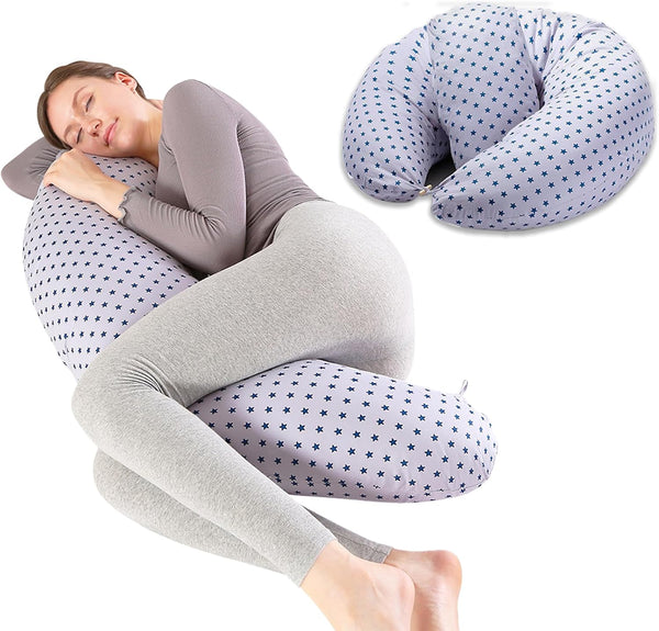 Chilling Home Pregnancy Pillow, C Shaped Pregnancy Pillows for Sleeping Full Body