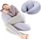Chilling Home Pregnancy Pillow, C Shaped Pregnancy Pillows for Sleeping Full Body