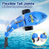 Kids,2.4Ghz Shark Remote Control Car for Electric RC Shark Toys with Glowing Light and Flexible Tail,Rechargeable Robot