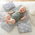 Baby Portable Changing Pad Travel - Waterproof Compact Diaper Changing Mat with Built-in Pillow - Lightweight