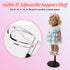 MEIJIAYOU 4PCS 15, 16, 17, 18, 19, 20, 21 inch 2" 4",Black Doll Stand Compatible with American Girl Accessories,Fit
