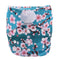 Sigzagor Baby Pocket Cloth Diaper Nappy Hook and Loop for Girls (Peach Blossom)