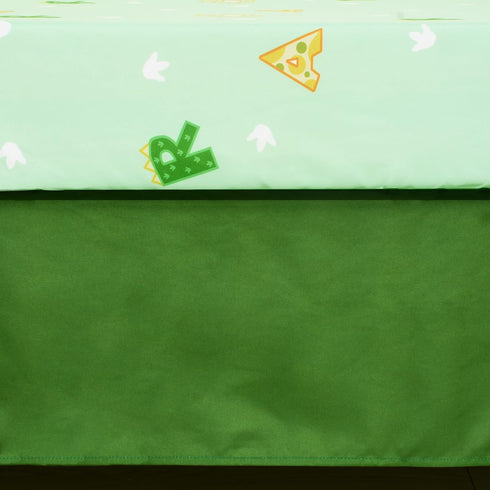 Set Boys,4 Set,Standard Cloele Crib Bedding for Piece Dinosaur Baby Bedding Size Toddler Nursery Bedding Includes