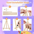 ajepon 4 Pack 5-8, (8X8inch) Paint by Numbers Kit for Kids with Frame - Animals Paint by Number for Kids, Space Animals