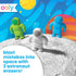 OOLY Astronaut Erasers Set of 3, 1.75" Tall - Blue, Green, White Novelty Erasers for School, Home, Office, Speech