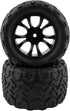 9500E RC Car Tires Wheels PX9500-36, Spare Parts for 9500E 1:16 RC Monster Trucks Vehicle