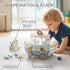1 1-3 Joyreal Wooden Noah's Ark Toy for Year Old Baby Boy and Girl Baptism Gift - Neutral Color Montessori Educational