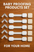 Generic (15 Pack) Set Baby Proofing Kit Complete Child Safety for Home Protection | Includes Cabinet Locks, Corner