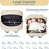 Backpack, MOMUVO Diaper Bag Quilted Baby Bag with Changing Pad and Stroller Straps and Pacifier Case, Multifunction