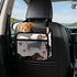 PPIKTC Spacious Hanging Auto Seat Organizer with Ventilated Mesh Pockets for Wet Wipes and Baby Supplies, Cute
