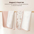 2 Pack 30"x 17", Konssy Waterproof Muslin Cotton Portable Changing Pad Soft & Foldable Baby Changing Mat Travel Pad