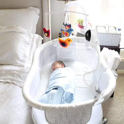 Clip Mount for Eufy Baby Monitor Camera - Flexible Gooseneck Holder for Crib without Tools or Wall Damage