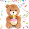 Birthday Teddy Bear Plush Toy- Happy Birthday Singing & Glow Stuffed Animal,