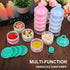 Accmor 5 Formula Dispenser On The Go, Compartments Stackable Formula Container for Travel, Baby Milk Powder Kids Snack