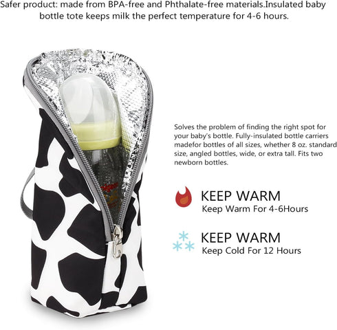 Bottone Portable Insulated Milk Bottle Pouch for On-the-Go Feeding