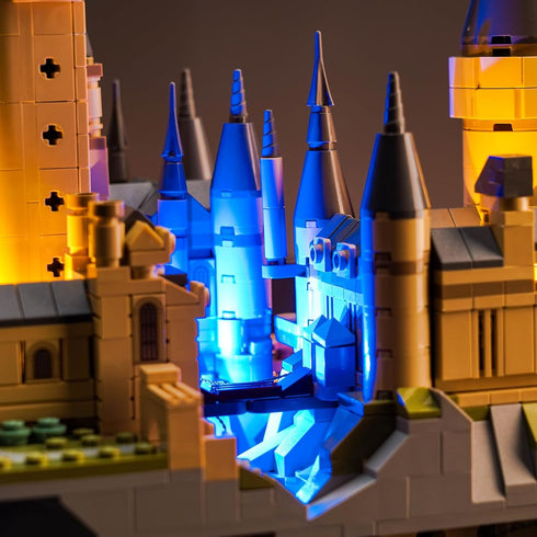 VONADO Light for Lego Hogwarts Castle 76419 - Music Version Creative Lighting Set Accessories for Fans