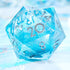 D20 Dice-22MM 20 Single Liquid core sideds Resin Sharp Edged Resin Dice for Dungeons and Dragons, RPG, Polyhedral D&D