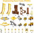 299 6 Playset 3 4 5 6 iHaHa PCS Construction Race Tracks Boys Toys, PCS Engineering Cars and Flexible Race Track Create
