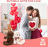 Small White Teddy Bear with Heart - Cute Valentine's Day Soft Stuffed Bear Plushie