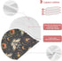 GOODOLD Set 1 Pack Magical Moth Moon Muslin Baby Burp Cloths - Super Absorbent and Soft Burping Rags - Cotton Burp