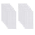 3-Ply 10 Pack Ruvanti Unisex Baby Boys Girls Birdseye Prefold Cloth Diapers Washable - White