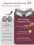 Momcozy Plus W Shaped Pregnancy Pillow for Sleeping - Adjustable Maternity Pillow for Side Sleepers - Portable Wedge