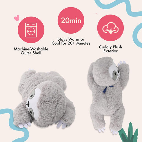 Lilly's Love Heatable & Coolable Lavender Scented Weighted Stuffed Animal - Microwavable Heatable Pad for Kids & Adults